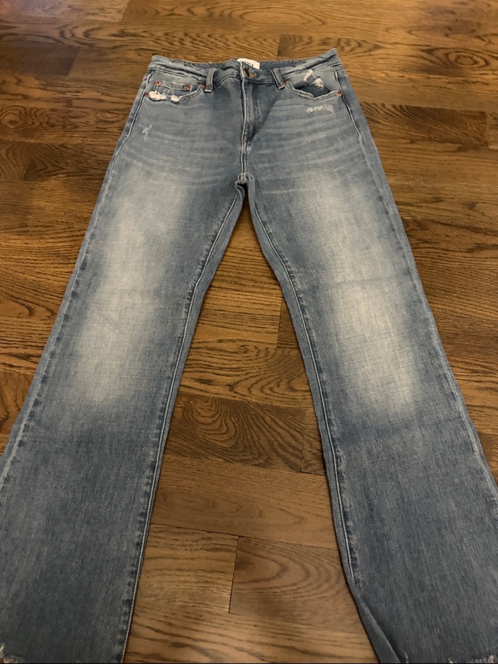 pistola Light Blue Straight Leg Jeans